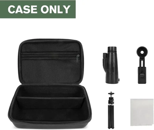 Vista 2 de ProCase Estuche rígido de transporte para telescopio monocular, bolsa de almacenamiento de viaje compatible con Gosky 12x55/Pankoo 12X50
