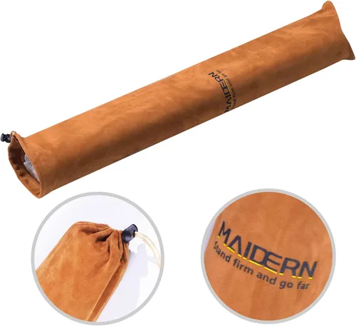 Vista 7 de MAIDERN Tapete de escritorio XXL de corcho y cuero, de 47.2 x 23.6 pulgadas, protector reversible para mouse de escritorio completo (negro)