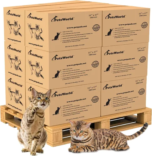 Vista 15 de PETSWORLD - Recambios de almohadillas para gatos para el sistema de arena Breeze, ultraabsorbentes, secan rápido - (100 unidades, sin perfume)