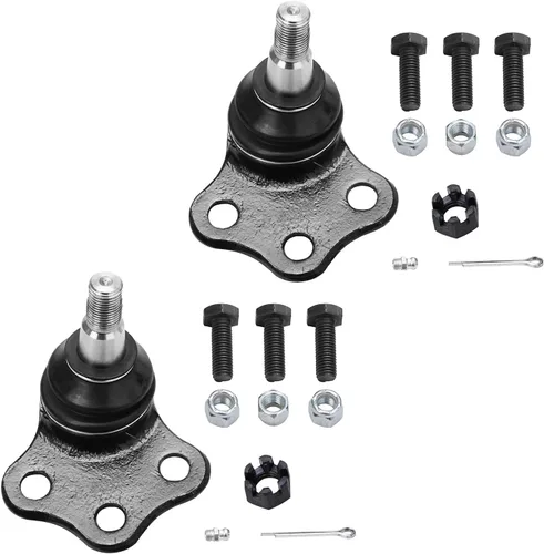 Vista 6 de Detroit Axle - Kit de suspensión delantera de 14 piezas 2WD para Dodge Ram 1500 2000-2001, 4 rótulas superiores e inferiores, 4 varillas