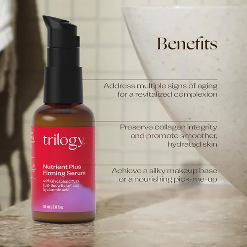Vista 3 de Trilogy Nutrient Plus Serum, 1.01 Fl Oz – Para el envejecimiento de la piel – Firme, suave y brillante – Hecho en Nueva Zelanda
