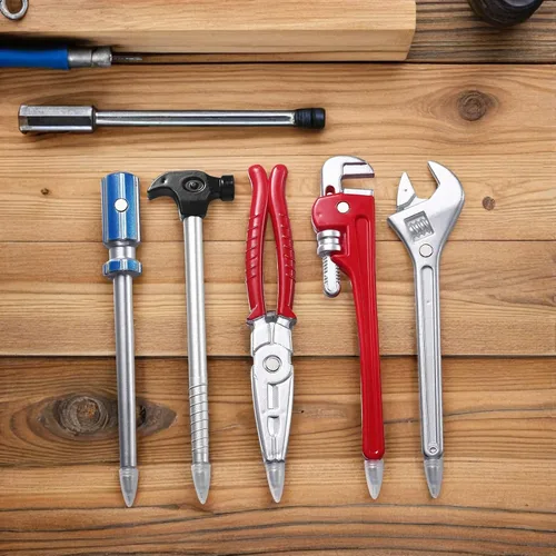 Vista 7 de NUOBESTY 5 unids herramienta de hardware bolígrafos herramienta creativa en forma de tinta pluma para la escuela oficina escritura suministros