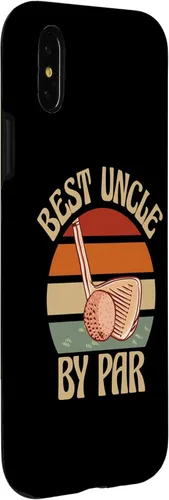 Vista 3 de iPhone XXS Best Uncle by Par Golf Uncle Funny Golfer Father's Day Case