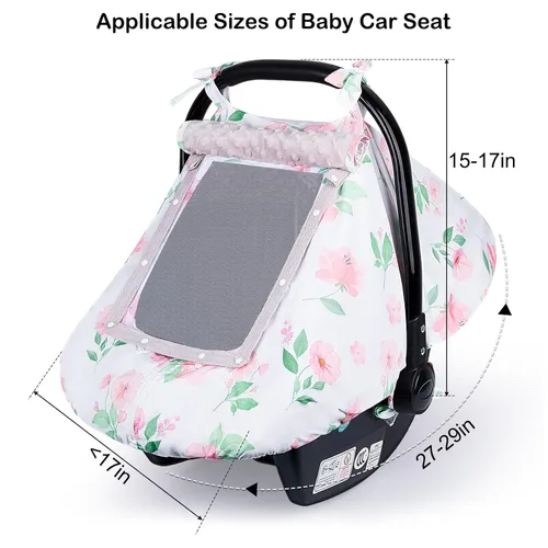 Vista 6 de Unicorn Castle Funda de asiento de coche para bebé, fundas de asiento de coche para bebés, cubierta de asiento de coche transpirable para ventana