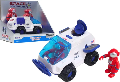 Vista 13 de Space Adventure - Juego de cápsula espacial con puerta iluminada, Lunar Rover y 2 figuras de astronauta, juguete espacial de plástico