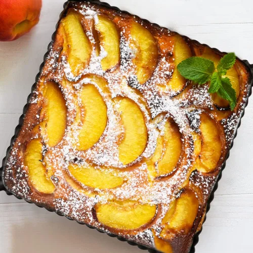 Vista 5 de Molde cuadrado antiadherente para tartas con parte inferior extraíble, acero al carbono resistente, estriado para quiche, molde para hornear mousse