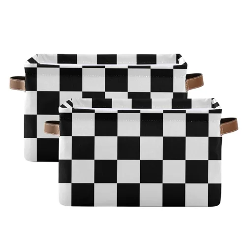 Vista 21 de Emelivor ABC - Contenedor de almacenamiento plegable con asa rectangular impermeable ABC Dinosaurios cesta para almacenamiento cubo organizador