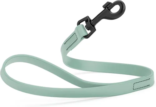 Vista 76 de Dogline Biothane - Correa impermeable para perro, correa de nailon con revestimiento fuerte, con herrajes negros, a prueba de olores, fácil