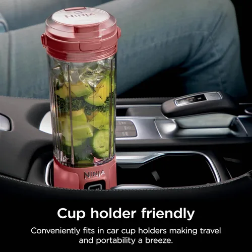 Vista 35 de Ninja BC155PS Blast - Licuadora portátil de dos unidades, inalámbrica, recipiente de 18 onzas, licuadora personal para batidos y smoothies, sin BPA