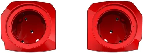 Vista 673 de Advanblack Alpine Green Tour Pack - Paquete de altavoces de 6.5 pulgadas, carcasa de audio trasera, color a juego, ajuste Harley King Tour Pack