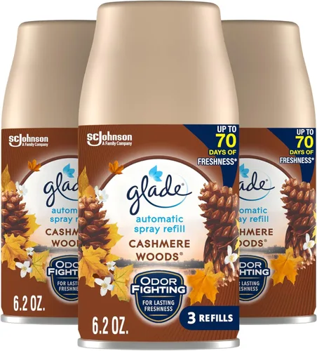 Vista 11 de Glade - Repuesto automático de aspersión, ambientador para el hogar y el baño, Aqua Waves, 6.2 oz, 3