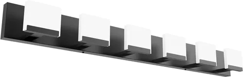 Vista 14 de Ralbay Luces LED modernas para tocador de baño, 5 luces, lámpara de pared de baño de acero inoxidable acrílico