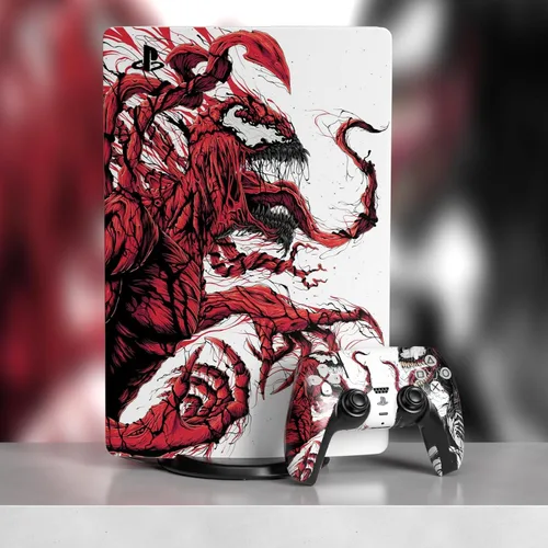 Vista 8 de TESSGO PS 5 Skin Disc Edition - Adhesivo de vinilo para consola y controlador de anime, duradero, resistente a los arañazos, sin burbujas