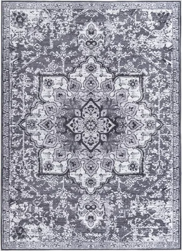 Vista 176 de Rugs.com Francesca Collection - Alfombra lavable de tejido plano, 2 x 3 pies, color blanco sal marina, perfecta para entradas, cocinas, rincones