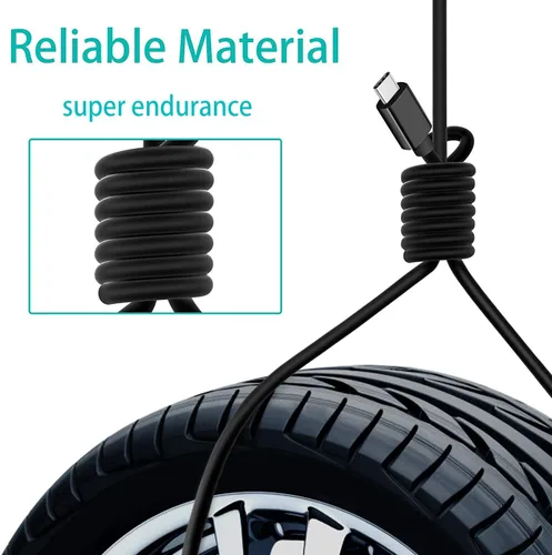 Vista 7 de Cable de carga USB C compatible con JBL Charge 5, Charge 4, JBL Flip 5, Flip 6, JBL Clip 4, Pulse 4, Pulse 5, JRPOP, Endurance Peak II, GO 3 Cable