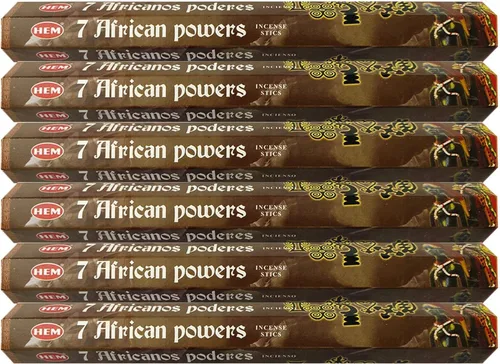 Vista 8 de Seven African Powers - Caja de seis tubos de 0.71 oz - HEM Incense