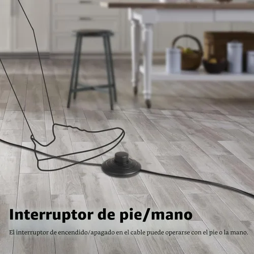 Vista 5 de SUNVIE Paquete de 2 luces de acento para interiores, lámpara de pie, iluminación ascendente, foco interior con bombilla GU10 de 2700K, iluminación