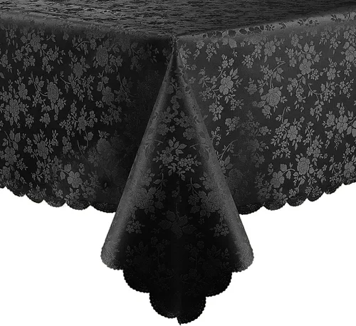 Vista 30 de Smiry Mantel Rectangular, Manteles de Vinilo Impermeables de Servicio Pesado, Cubierta de Mesa Limpiable y Lavable para Cocina y Comedor