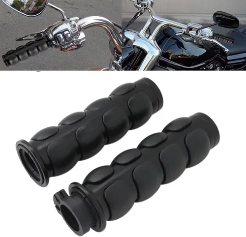 Vista 6 de Empuñaduras de manillar de motocicleta de 1 pulgada para Yamaha Chopper Road Star V Star XVS