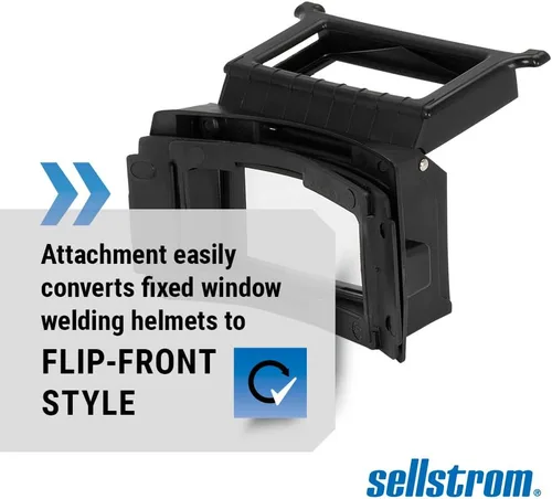 Vista 5 de LINCOLN ELECTRIC Lente de soldadura de oscurecimiento automático + adaptador frontal abatible para casco de soldadura Sellstrom