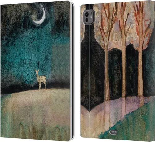 Vista 26 de Head Case Designs Officially Licensed Wyanne Half Light Nature 2 Leather Wallet Case Compatible with Apple iPad Air 2 (2014)