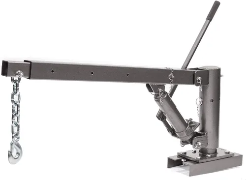 Vista 3 de Stark USA Grúa de Pluma con Brazo Telescópico para Camioneta Pickup de Capacidad de 1/2 Tonelada con Polipasto Extra para Elevación de Carga, 1,100