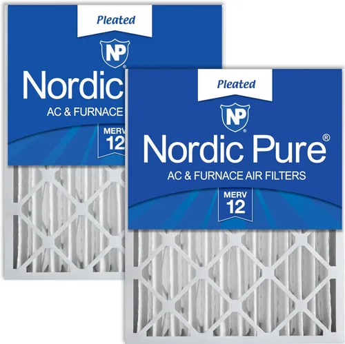 Vista 18 de Nordic Pure Filtro de aire plisado MERV 7 de 12 x 24 x 4 (tamaño real: 11 1/2 x 23 3/8 x 3 5/8)