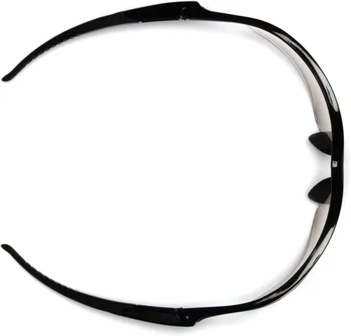 Vista 5 de Pyramex Safety PMXTREME - Lentes de seguridad con marco negro, lente antiniebla transparente con cordón negro