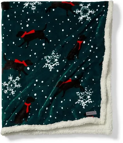 Vista 3 de Eddie Bauer Manta de forro polar Dk Jade talla única regular