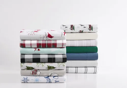 Vista 16 de TRULY SOFT Bristol - Juego de sábanas de franela a cuadros