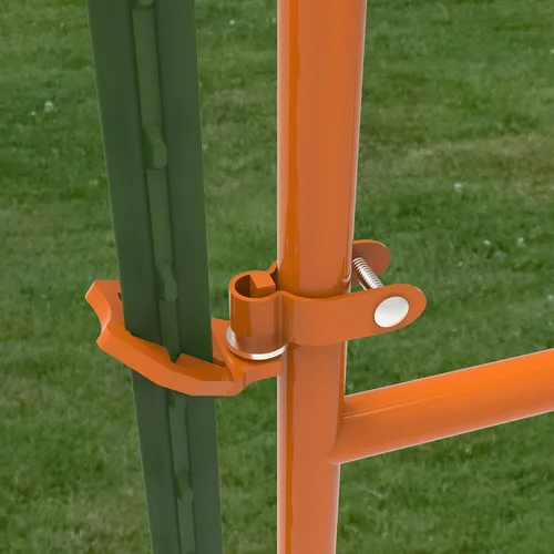 Vista 5 de T-Post Gate Hinge Pins, Hang a gate from a Metal T Post, Easy to Install,Hang a gate of Any Farm or Garden from a Metal T Post