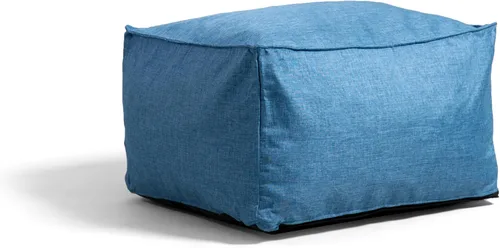 Vista 12 de Big Joe Silla de puf de espuma, tumbona imperial, felpa negra