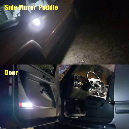 Vista 5 de Kit de 20 luces LED interiores blancas para Chevrolet Tahoe/Suburban, GMC Yukon 2000 2001 2002 2003 2004 2005 2006 paquete de iluminación LED