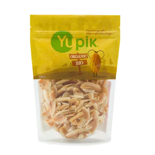 Vista 6 de Yupik Chips de coco desecado tostado orgánico, 16 onzas, sin OMG, veganos, sin gluten, paquete de 1
