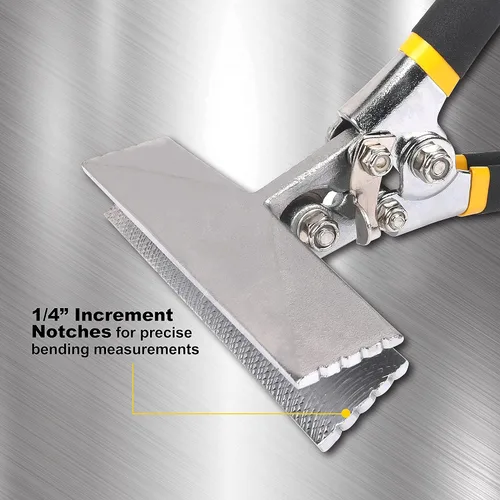 Vista 4 de HVAC - Juego de 3 tijeras de hojalata de aviatina, rectas, izquierdas, corte derecho con asas antideslizantes de 6 pulgadas