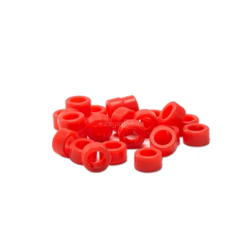 Vista 11 de Código de Color Dental Anillo Banda Silicona Higienista Instrumento Código Anillos S/L Autoclavable 135ºC (S, Negro)