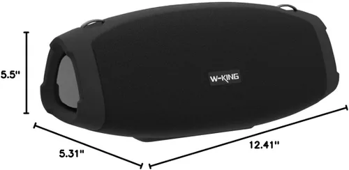 Vista 10 de W-KING Altavoz Bluetooth Potente, Altavoces Portátiles Bluetooth Inalámbricos de 120W Máximo, IPX6 Impermeable Altavoz Grande para Fiestas al Aire