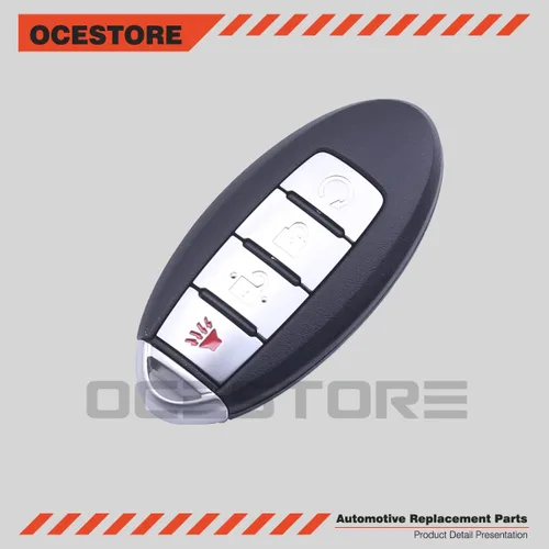 Vista 4 de OCESTORE Llavero de automóvil de 4 botones sin llave de repuesto para Pathfinder Titan Xd 2016-2017 Reemplazo KR5S180144014 285E3-5AA3D