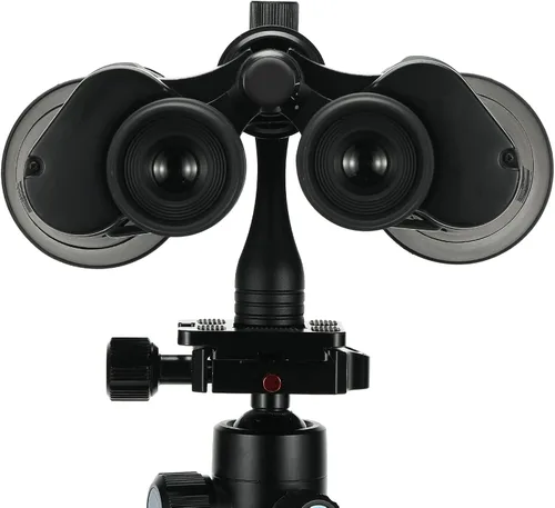 Vista 5 de Adaptador de trípode binocular con rosca de 1/4-20 pulgadas, adaptador de liberación rápida para fijar prismáticos a un trípode de montaje