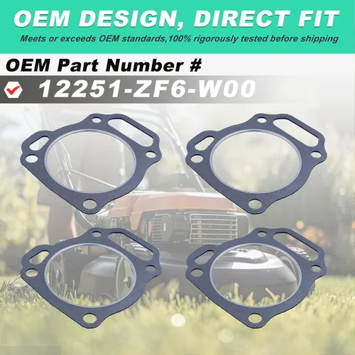 Vista 4 de Adefol Motor Motor 4pcs Junta de culata para Hond GX390 13HP GX 390 12251-ZF6-W00 Piezas de repuesto de cortacésped