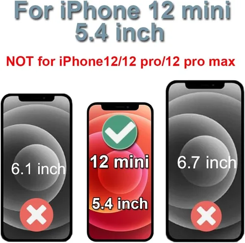 Vista 2 de Fixerman para iPhone 12 Mini Reemplazo de Pantalla 5.4 Pulgadas (A2176, A2398, A2399, A2400), Ensamblaje de Digitizador de Pantalla LCD 3D Touch