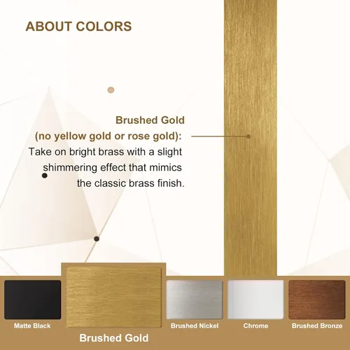 Vista 9 de Espejo giratorio Moon Mirror de oro cepillado, espejo inclinable de latón para tocador rectangular para baño, medidas totales 24.33 x 28 pulgadas