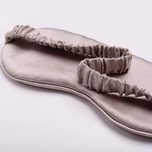 Vista 4 de Máscara de seda para dormir con bloqueo de luz, 100% morera de 0.748 in, máscara de ojos de seda, cubierta para los ojos, ultra suave, ligera