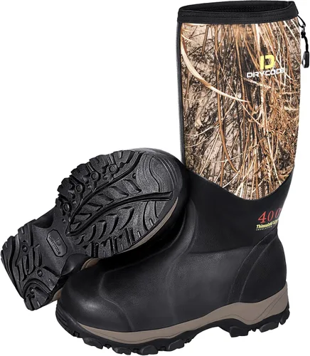 D DRYCODE Hunting Boots for Men and Women, Waterproof Rubber Boots, Durable Anti Slip Outdoor Rain Boots Size 5-14