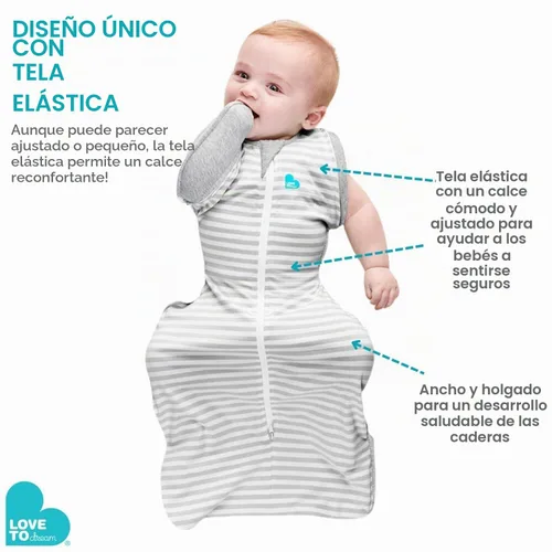 Vista 6 de Love to Dream Swaddle Up 2-in-1 Transition Bag 1.0 TOG, 8-13 lbs, Olive Big Sky Charcoal
