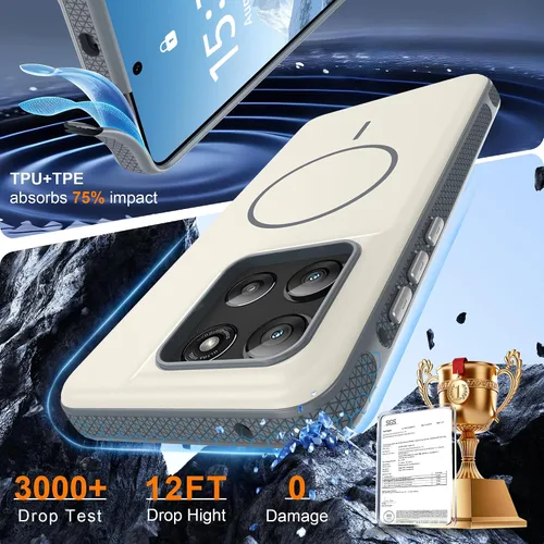 Vista 278 de Jshru Funda para Samsung Galaxy S26 Plus/Galaxy S25 Plus: para Galaxy S24 Plus [compatible con Magsafe] [2 protectores de pantalla HD] cubierta