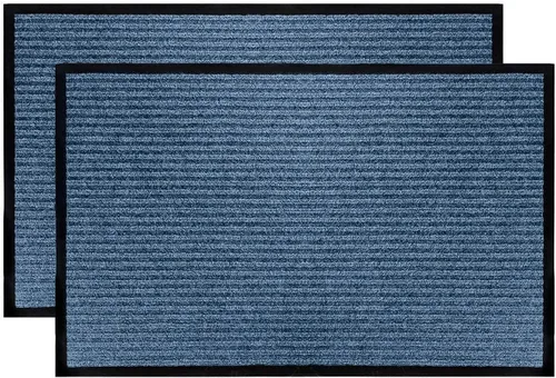 Vista 35 de LuxUrux Tapete de goma duradero para puerta, resistente, interior/exterior, fácil de limpiar, impermeable, patio, garaje, tapete comercial