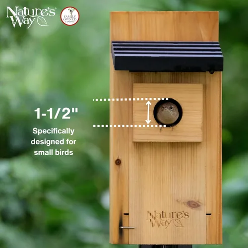 Vista 5 de Wild Wings WWCH3 Cedro Blue Bird Box House