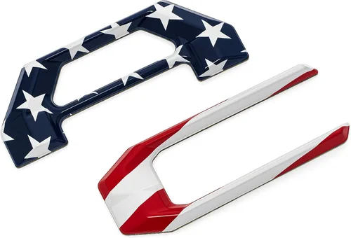 EyeCatcher Pro Series - Insertos de letras para portón trasero compatibles con Tacoma 2016-2023 (bandera americana)