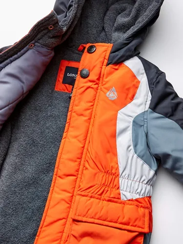 Vista 4 de LONDON FOG - Conjunto de nieve para bebe y niño 2 piezas chaqueta y pantalón